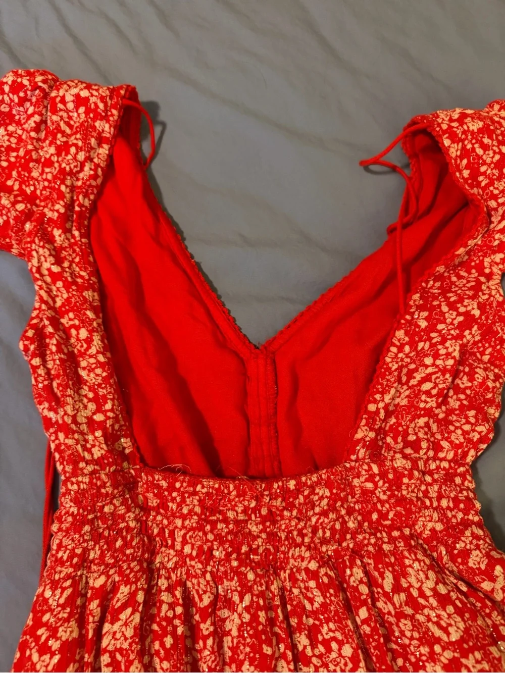 Goa Paris Collection Red Dress with tassels - Picture 3 of 8